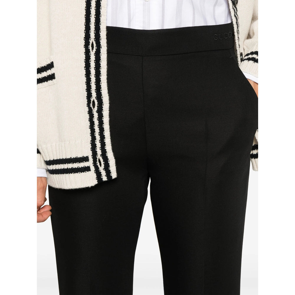 Gucci Black Trousers - Flared Trousers Women - 4