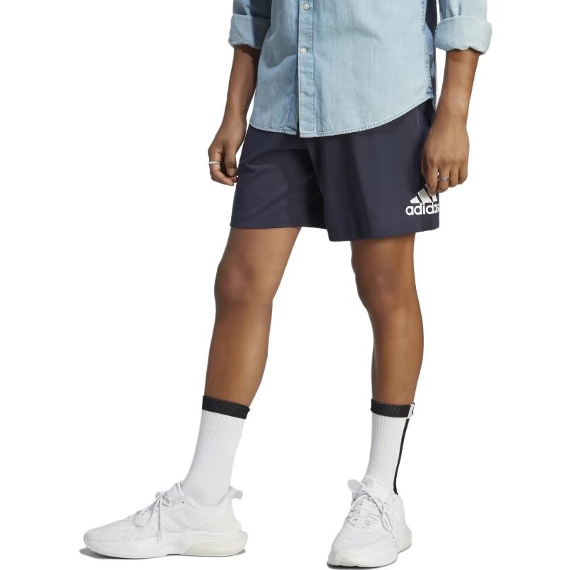 adidas Essentials LOGO Shorts 'Navy' IC9376 - 3