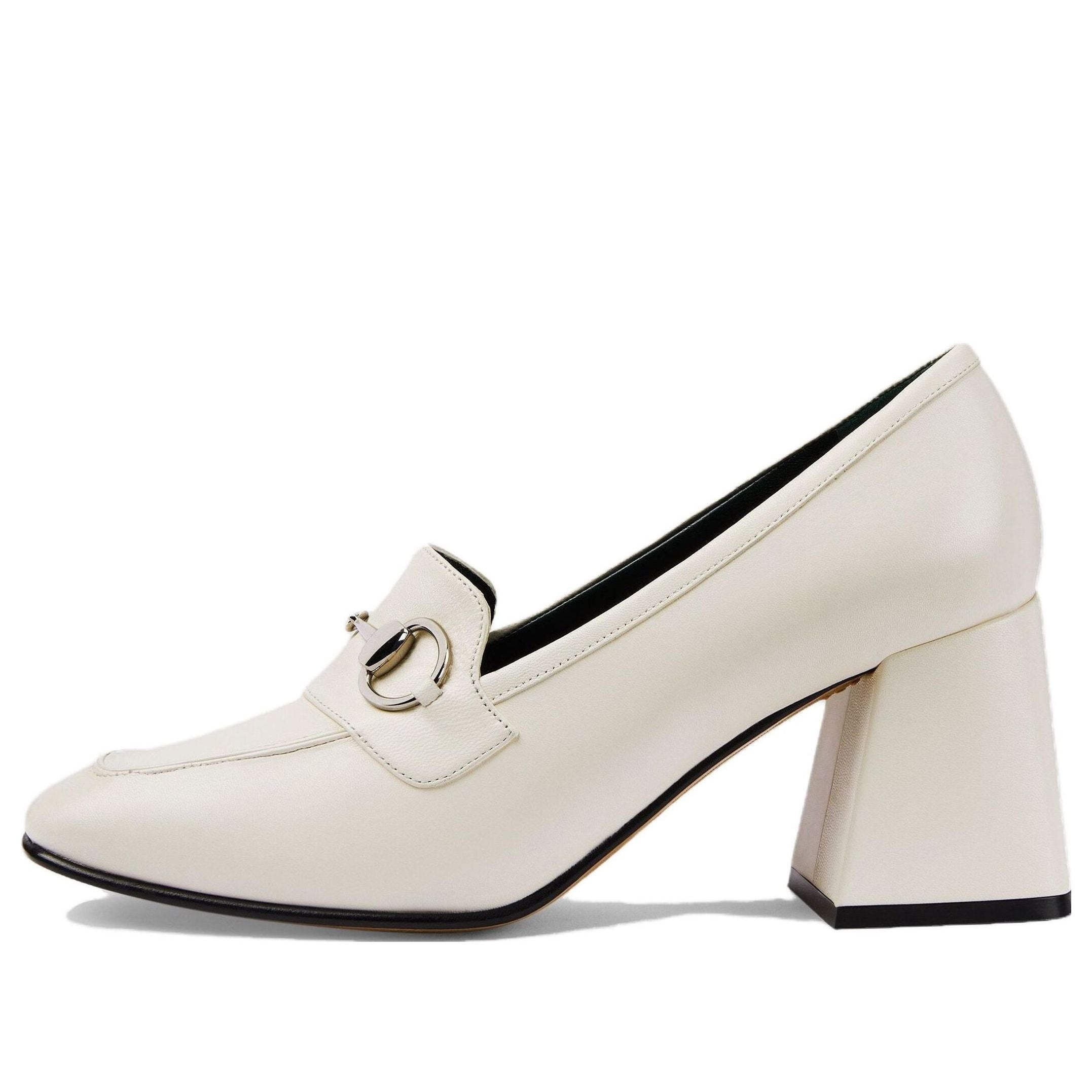 (WMNS) Gucci Horsebit Pump 'Off White Leather' 757753-AACE8-9022 - 1