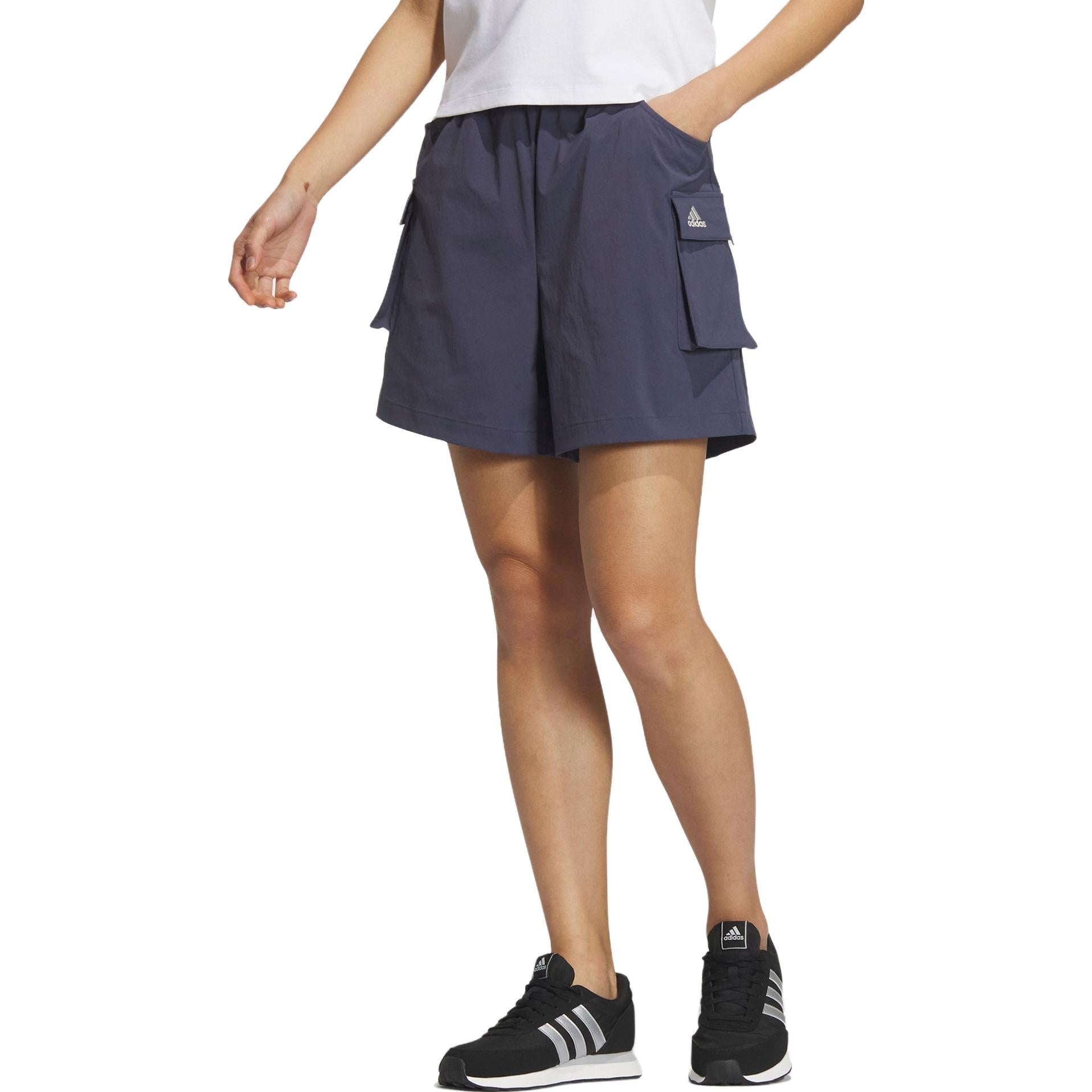(WMNS) adidas Sportswear Shorts 'Hidden blue' IS7409 - 2