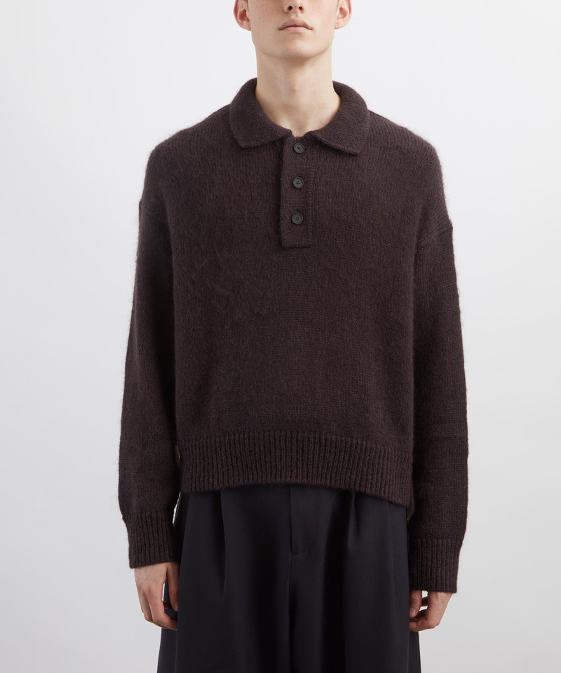 Studio Nicholson Dune Polo Jumper outlook