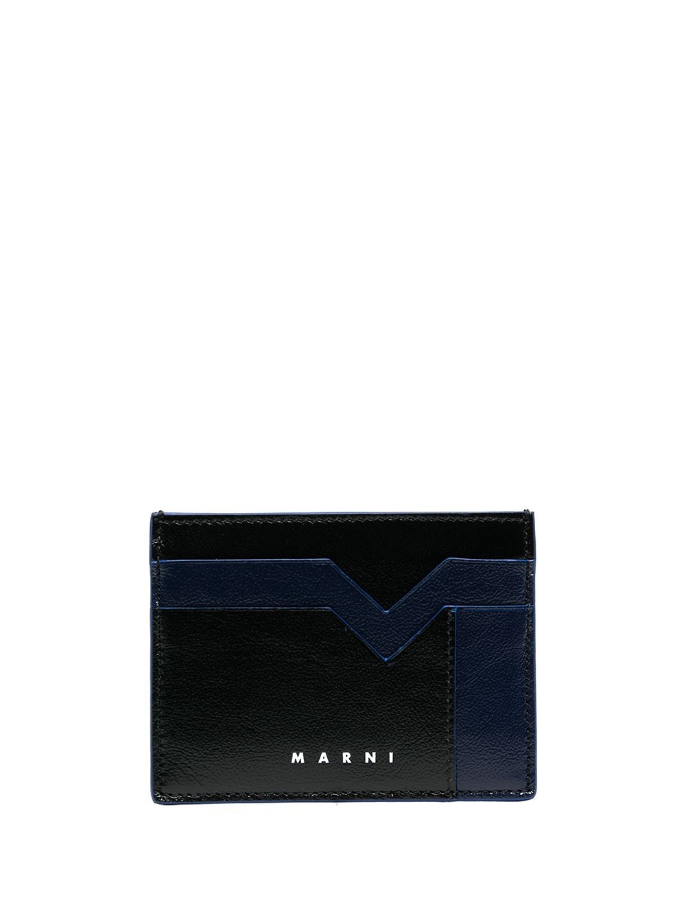 panelled logo cardholder - 1