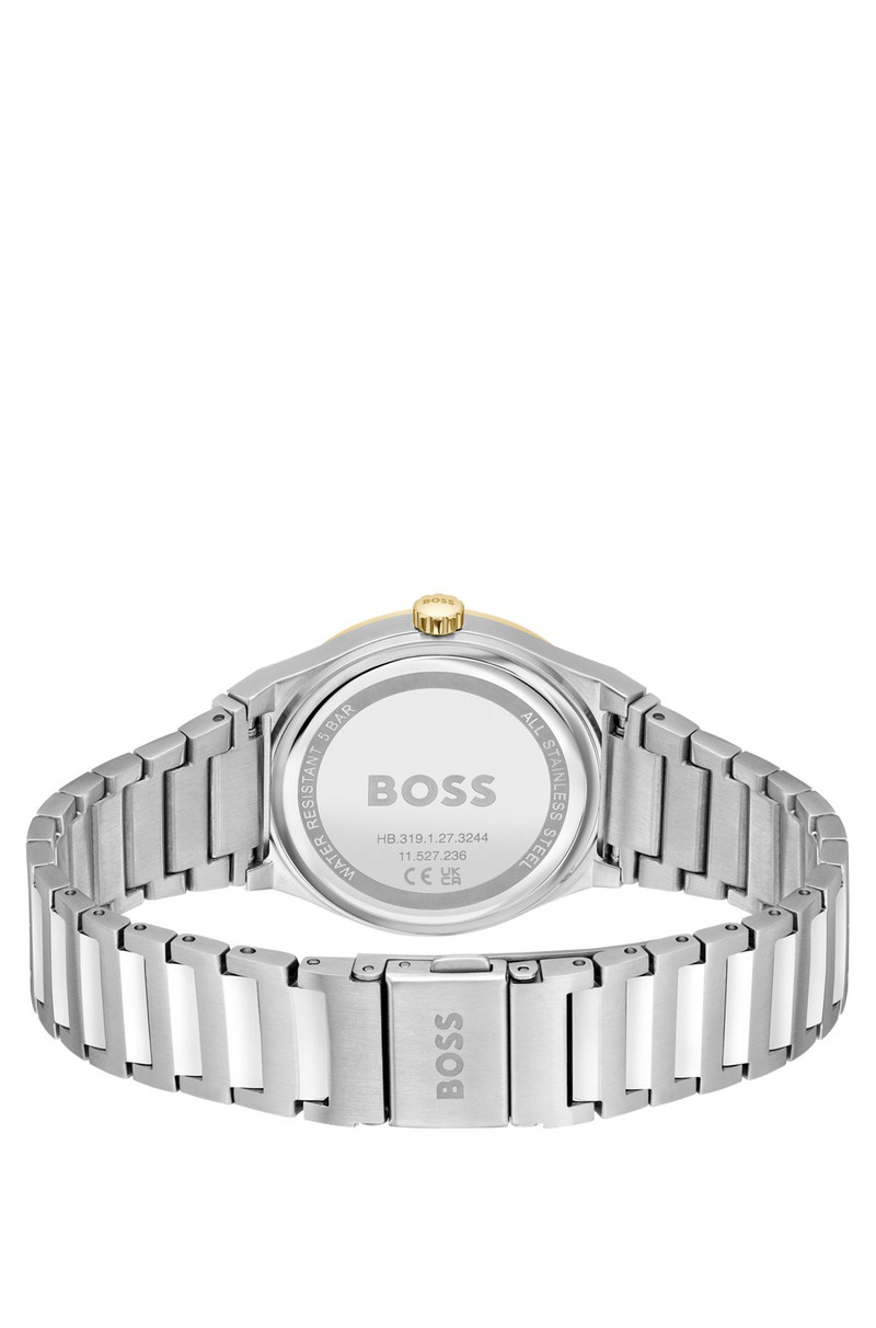 TWO-TONE WATCH WITH SILVER-WHITE DIAL 3