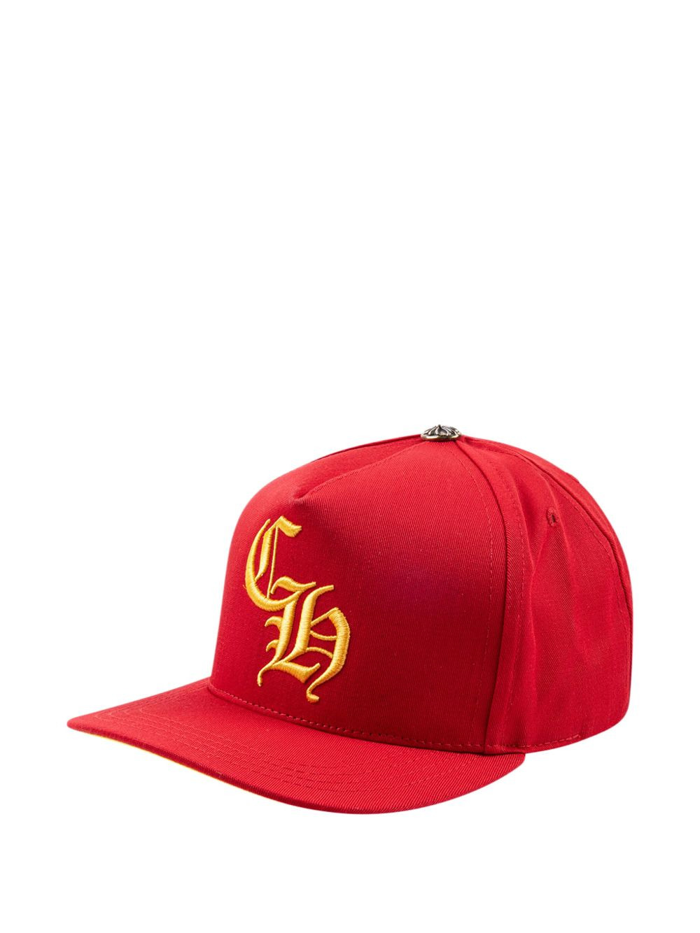 button-detail panelled baseball cap - 2