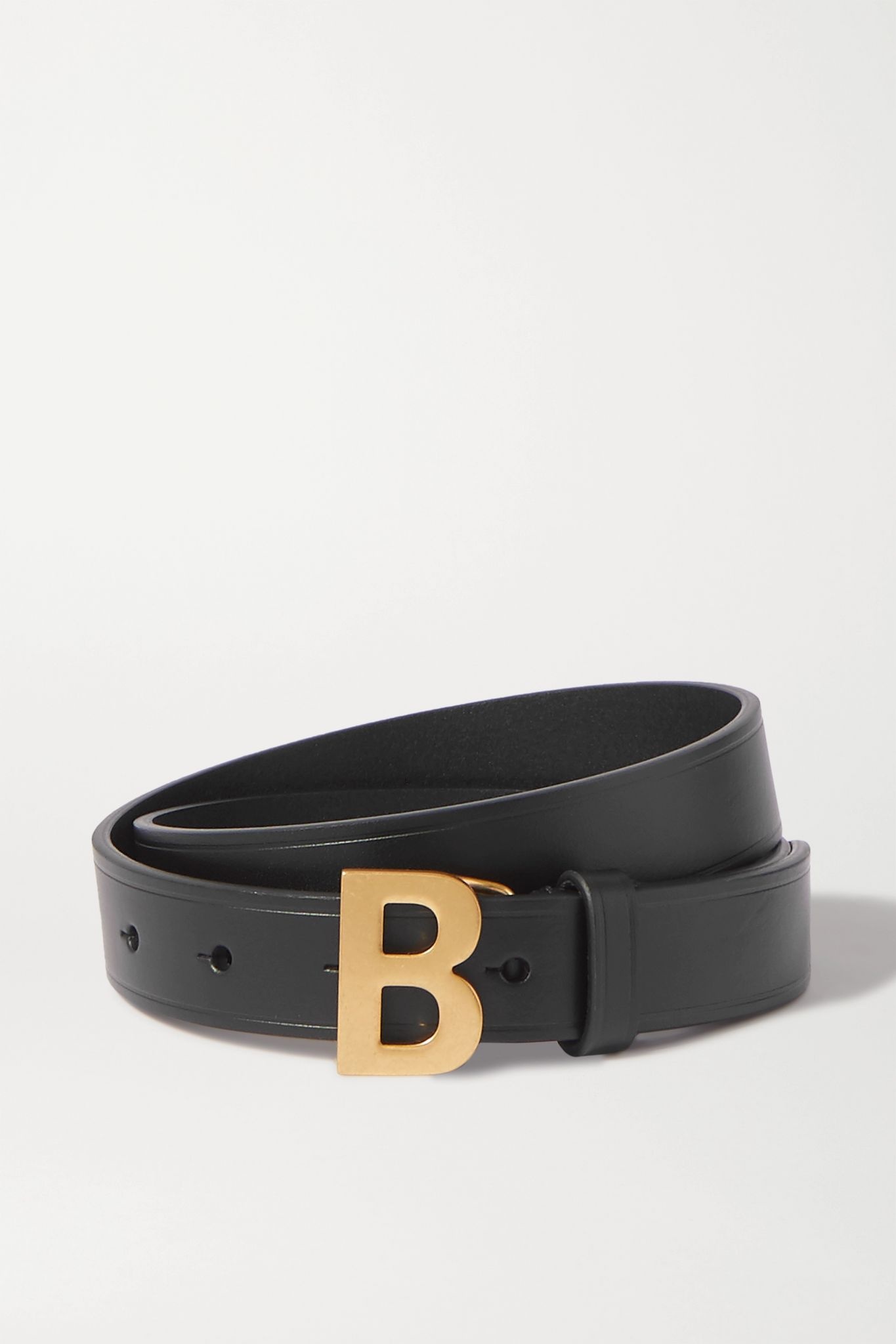 B leather waist belt - 1