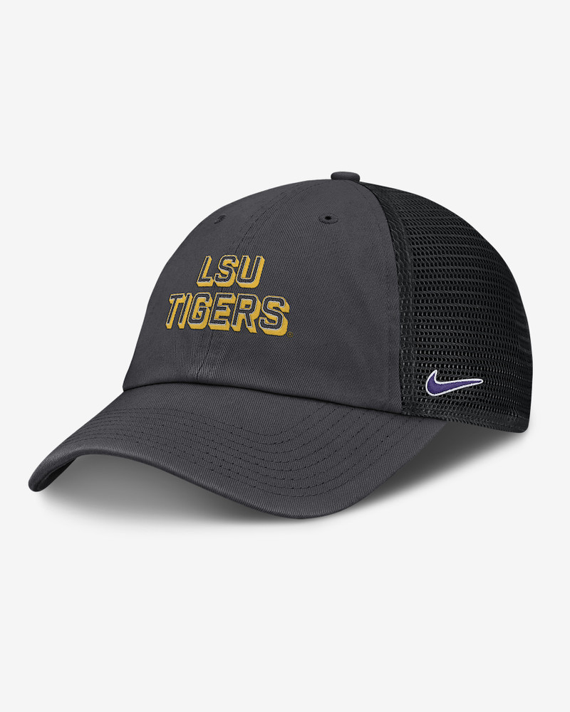 LSU On-Field Club Gameday Men's Nike College Trucker Adjustable Hat 1