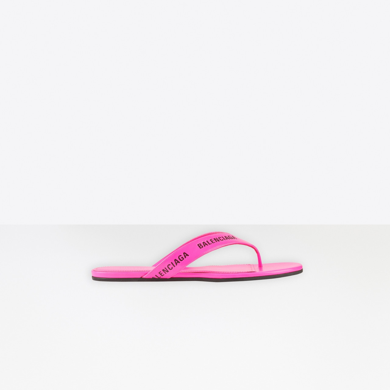 Allover Logo Round Thong Sandal - 1