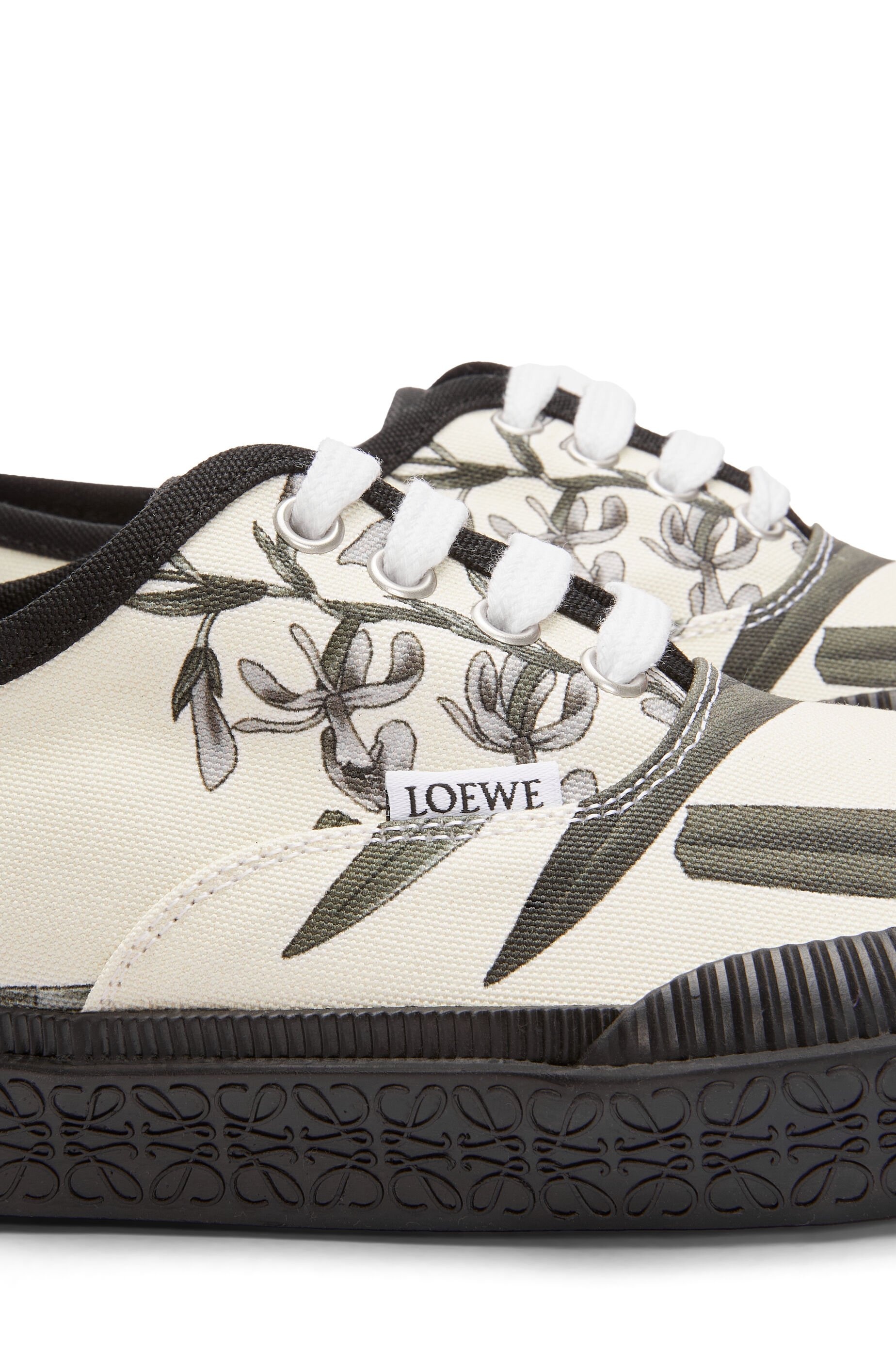 Terra Vulca lace-up sneaker in printed canvas - 5