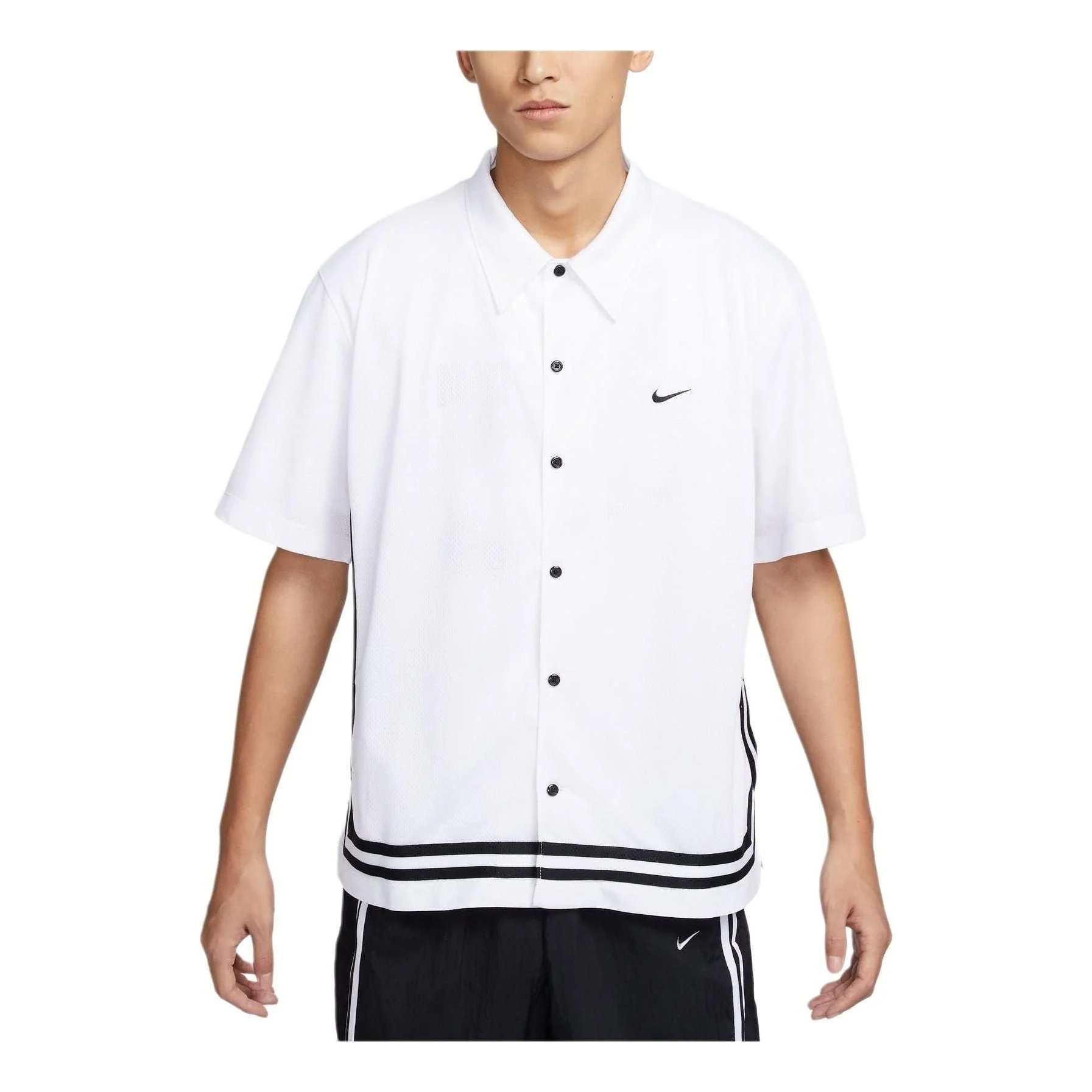 Nike DNA Crossover Dri-FIT Basketball Shirt (Asia Sizing) 'White Black' FN2876-100 - 1