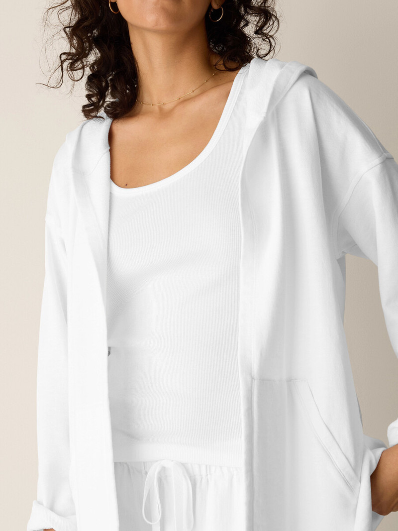 Garment-Dyed Organic Cotton Terry Hooded Jacket 5