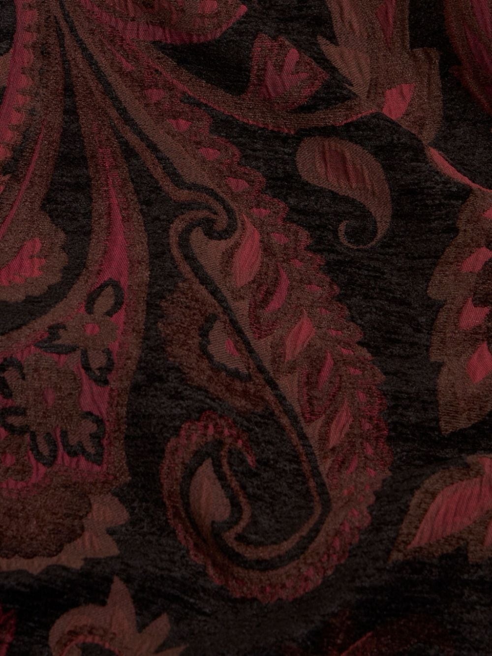 patterned-jacquard midi coat - 6