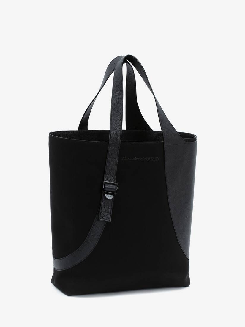 Medium Harness Tote Bag in Black - 2