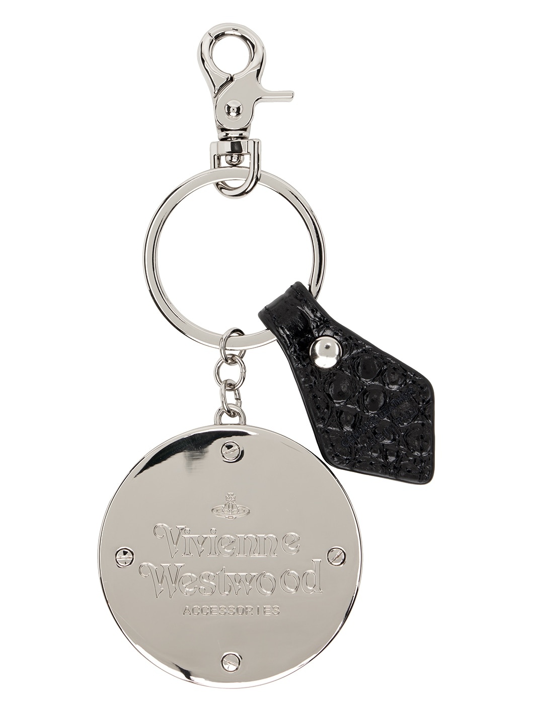 Black 'I Love Orb' Keychain by Vivienne Westwood on Sale