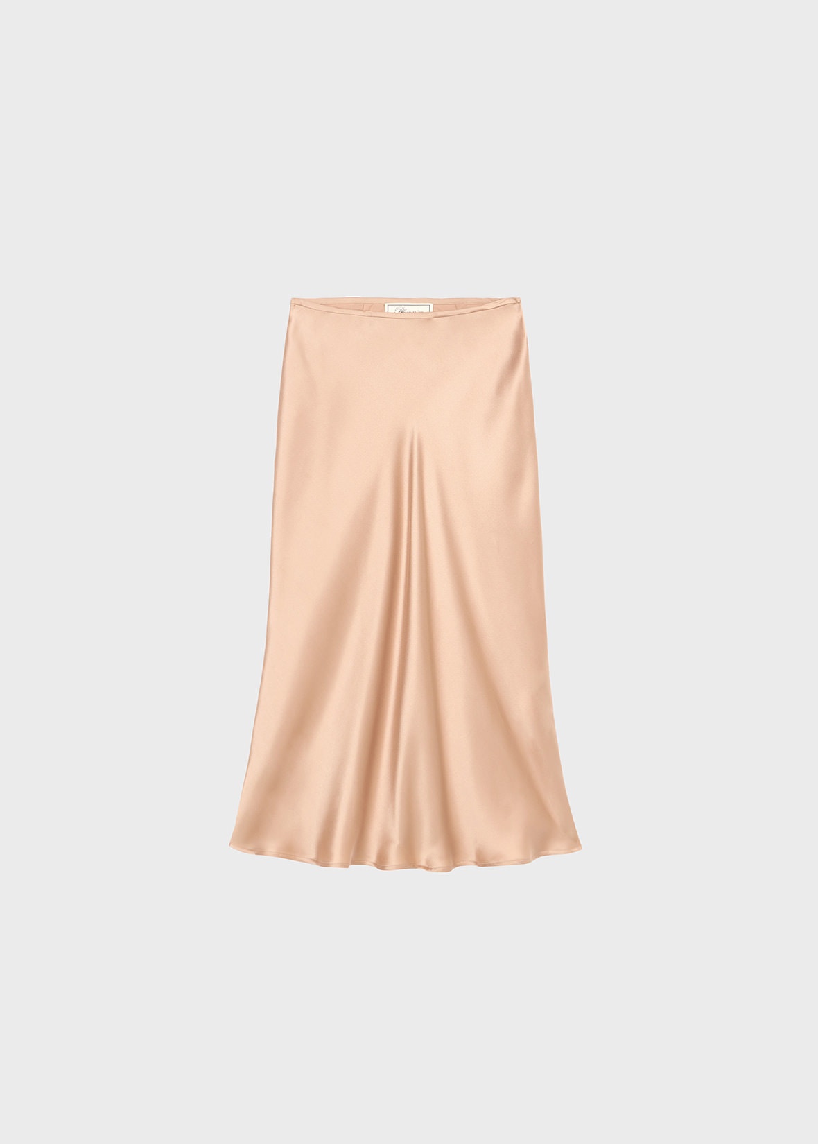 MIDI SKIRT IN SILK SATIN - 1