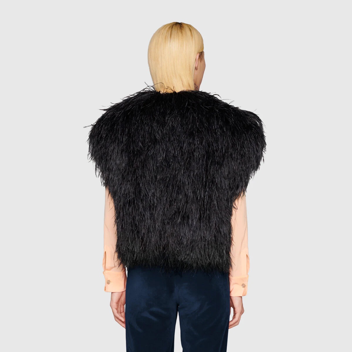 Vest with feathers - 4