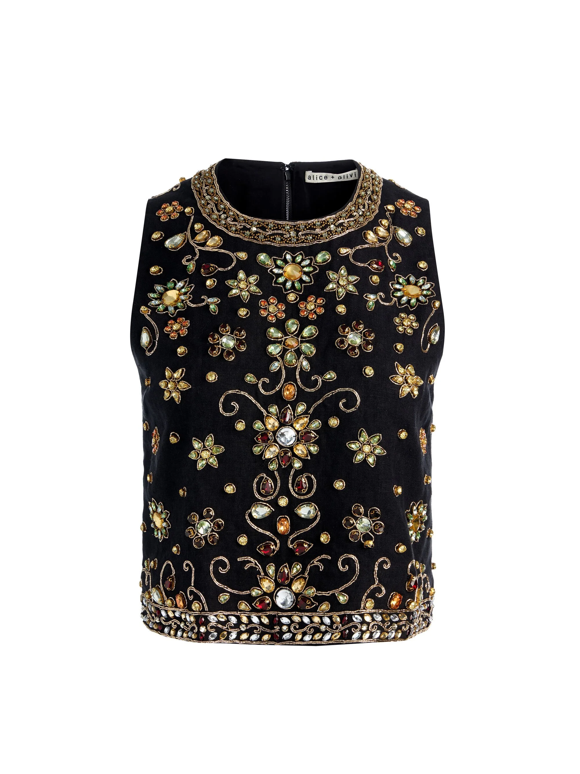 AMAL EMBELLISHED TANK - 1