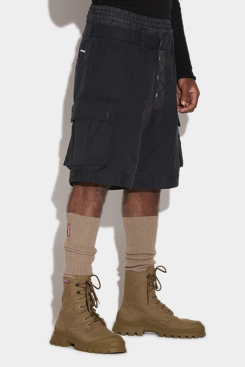 PAD TAB CARGO SHORTS - 3