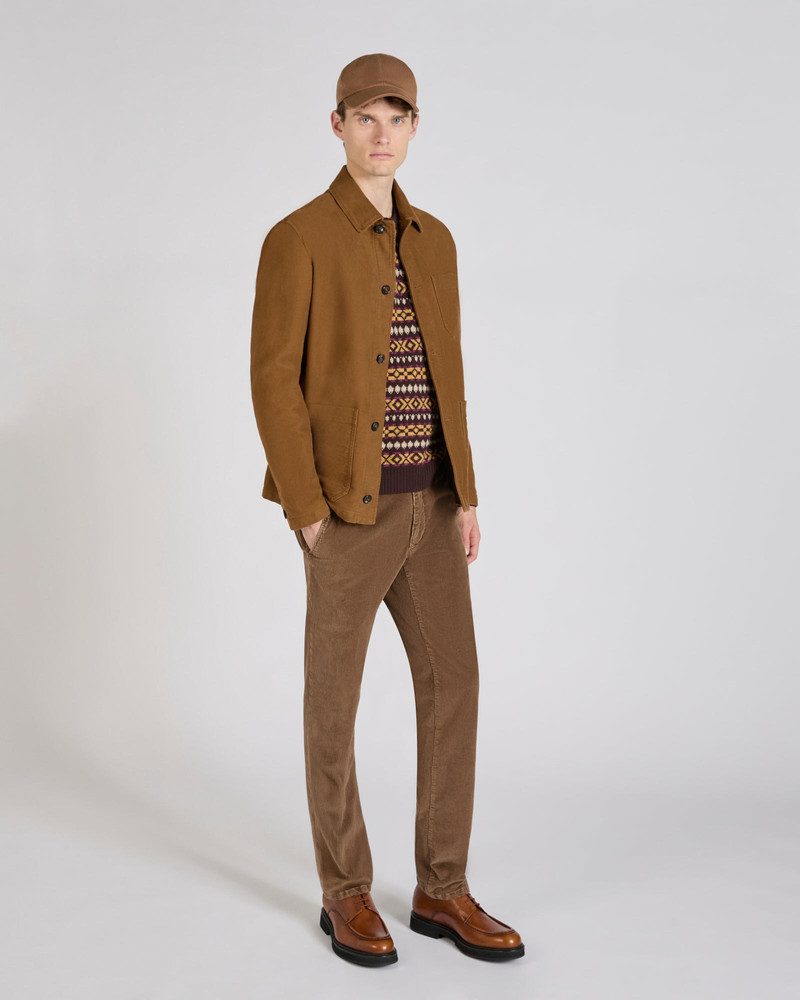 Moleskin blouson jacket 5