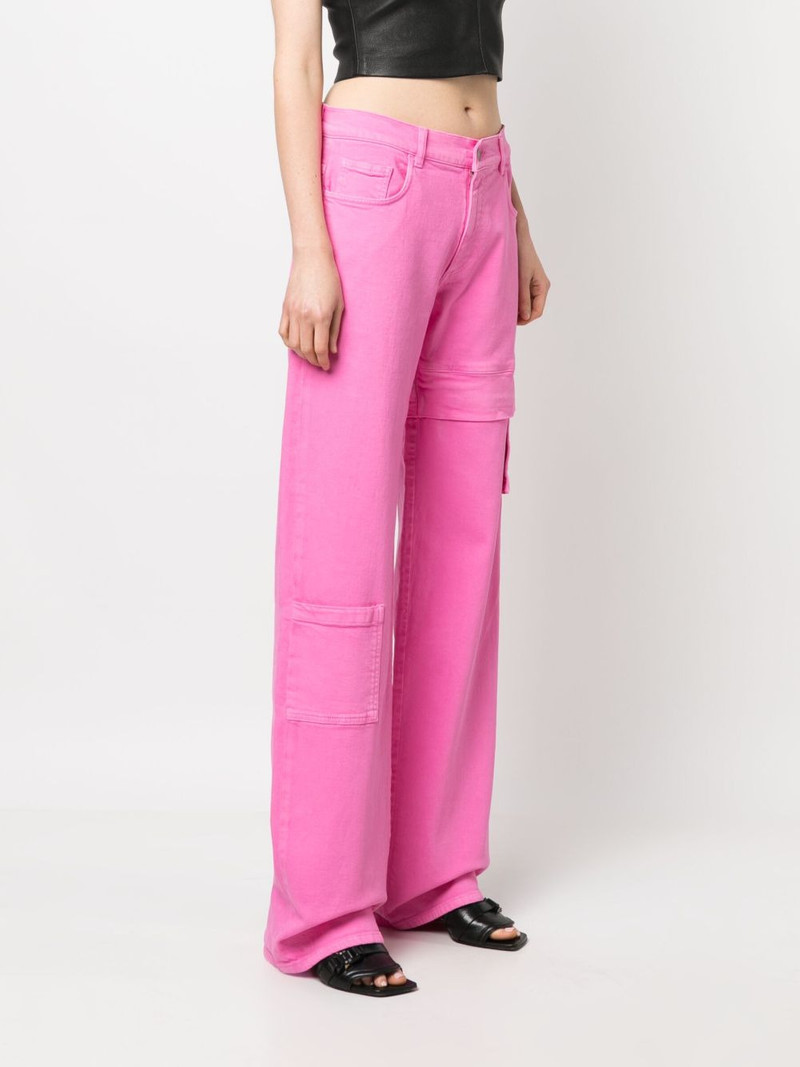 high-waist cotton cargo pants 3