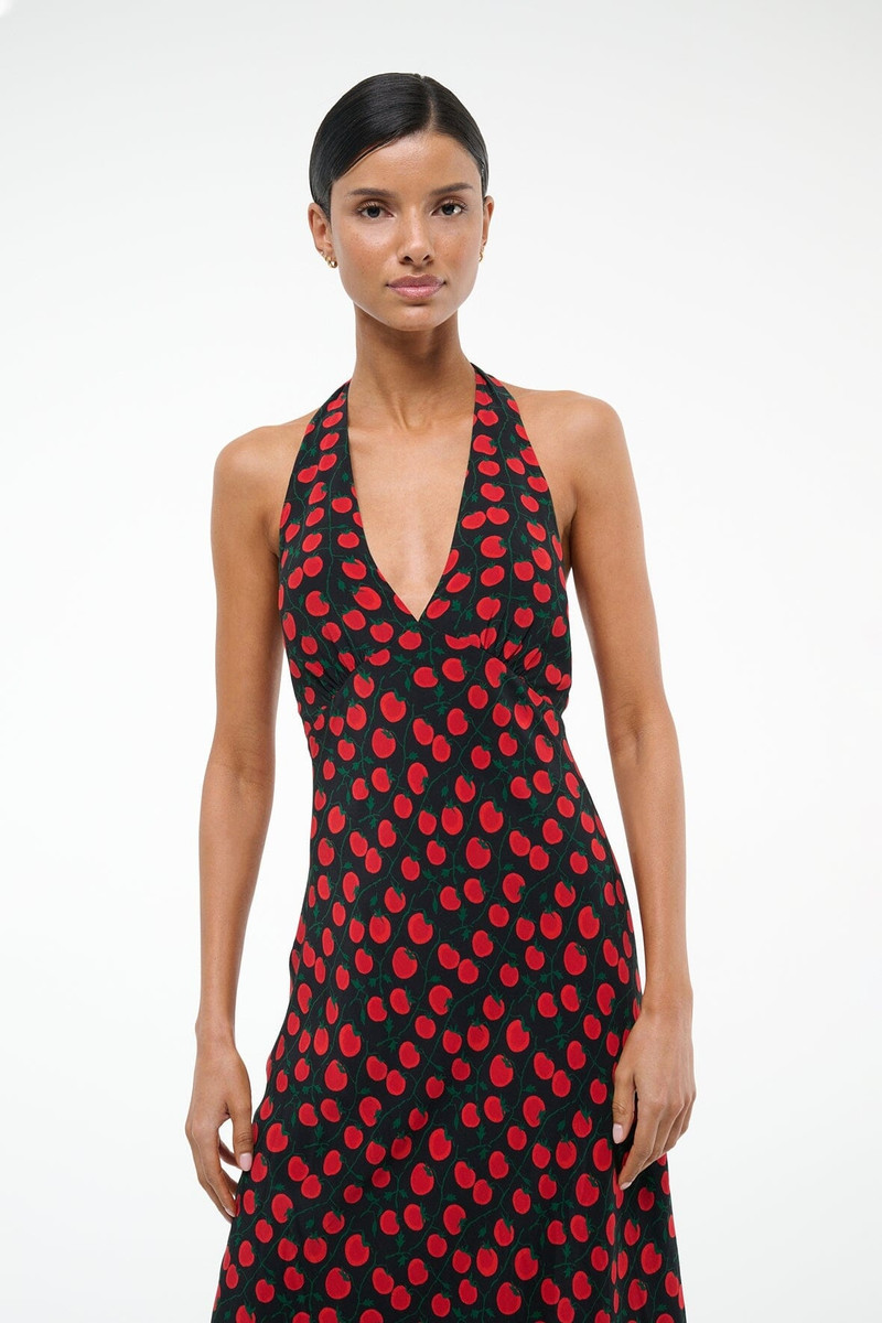 STAUD STAUD LUCCA DRESS ON THE VINE BLACK outlook
