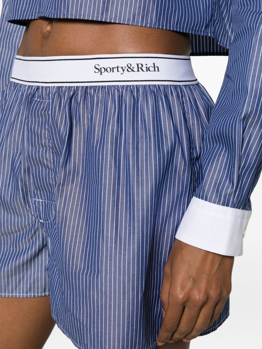 Serfi logo-print strap shorts - 5