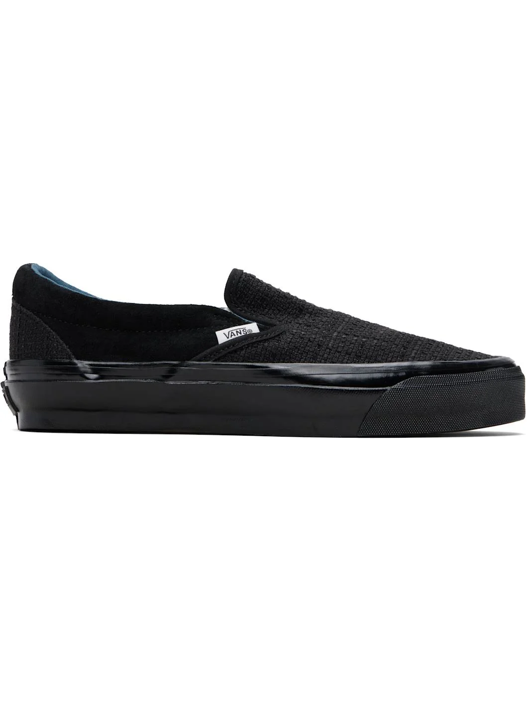 Black Premium Classic Slip-On Sneakers - 1