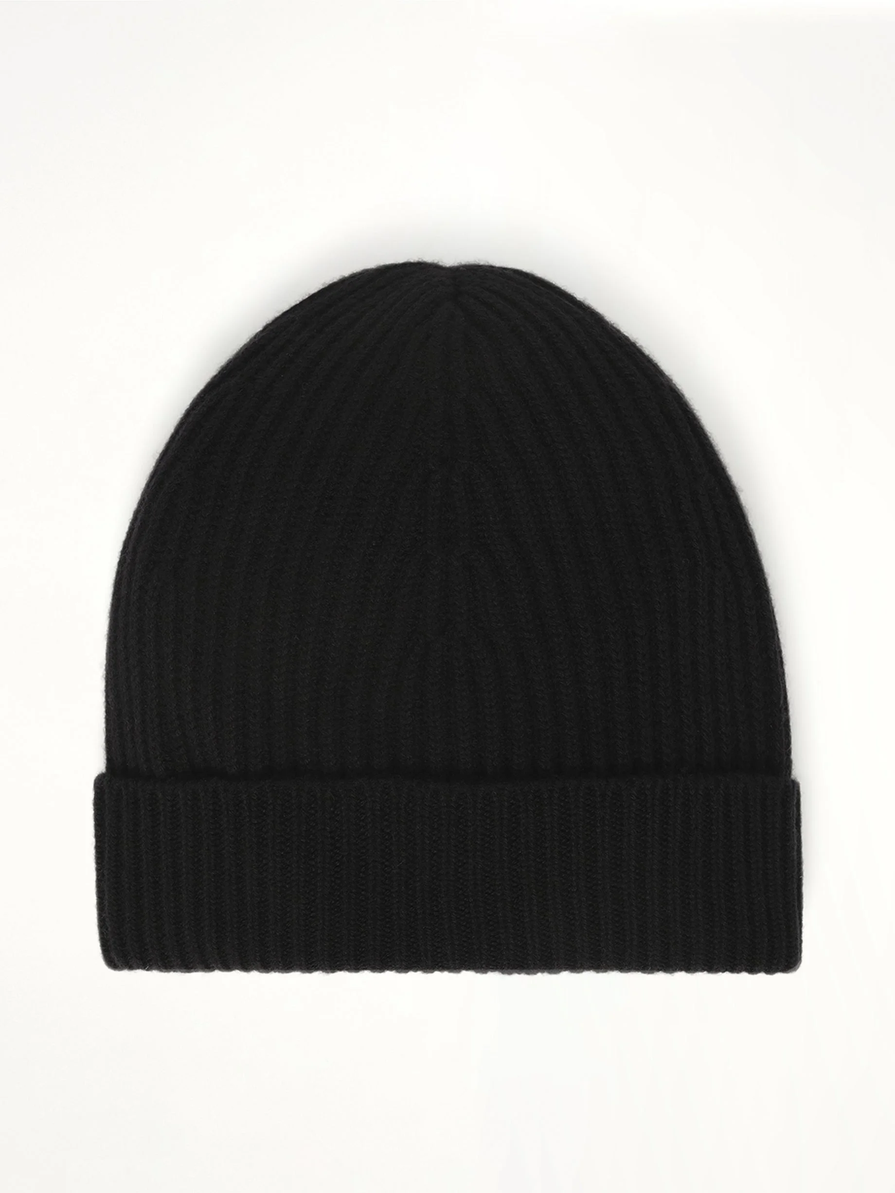 Wool Beanie in Black - 1