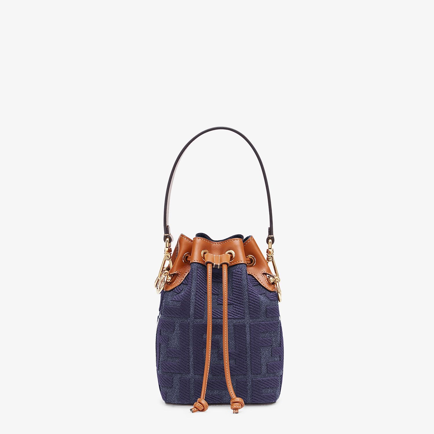 Blue denim mini bag - 1