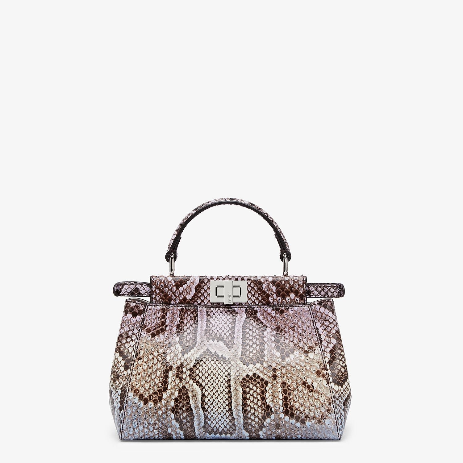 Python leather bag with graduated colors - 3