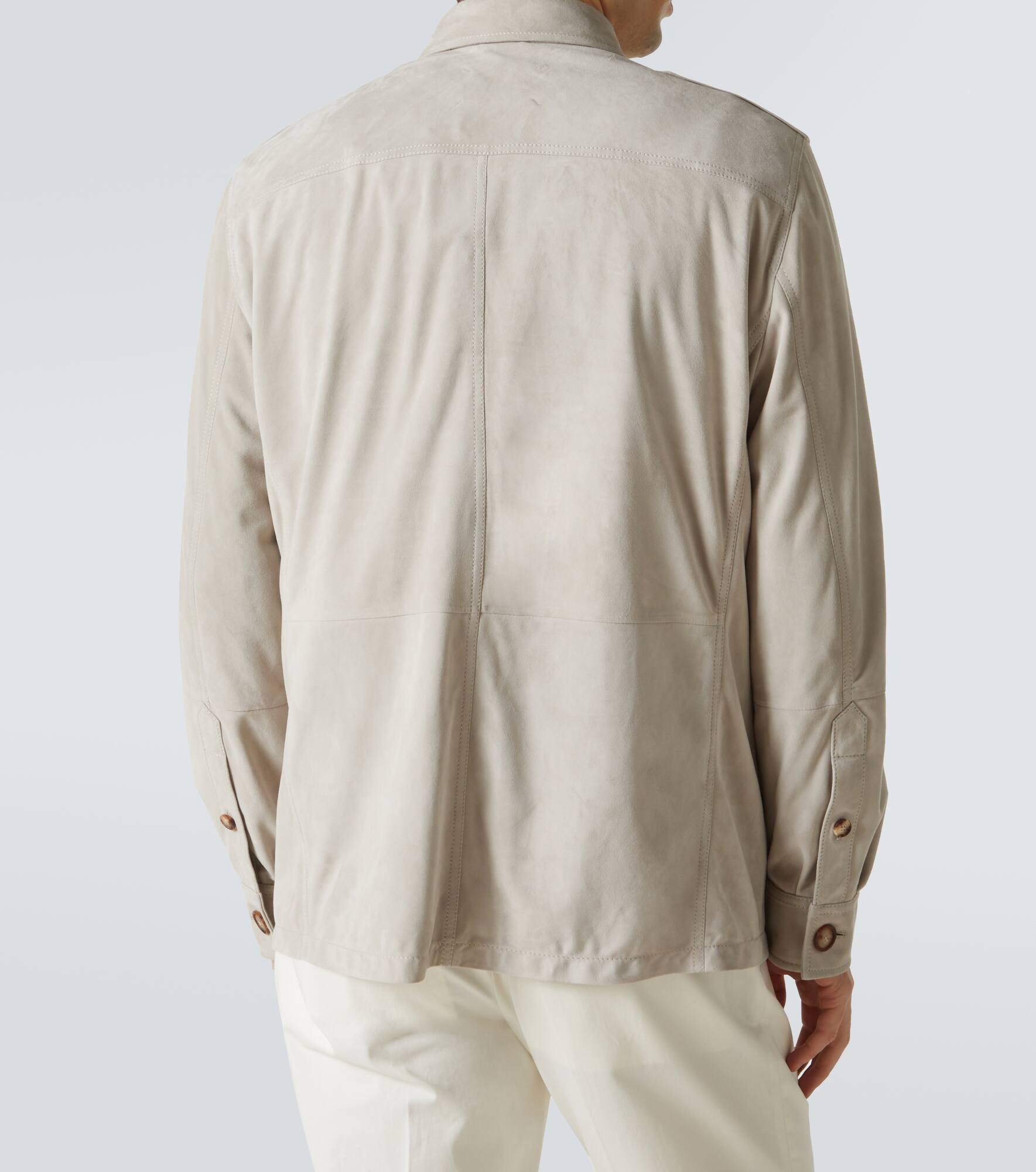 Suede overshirt - 4