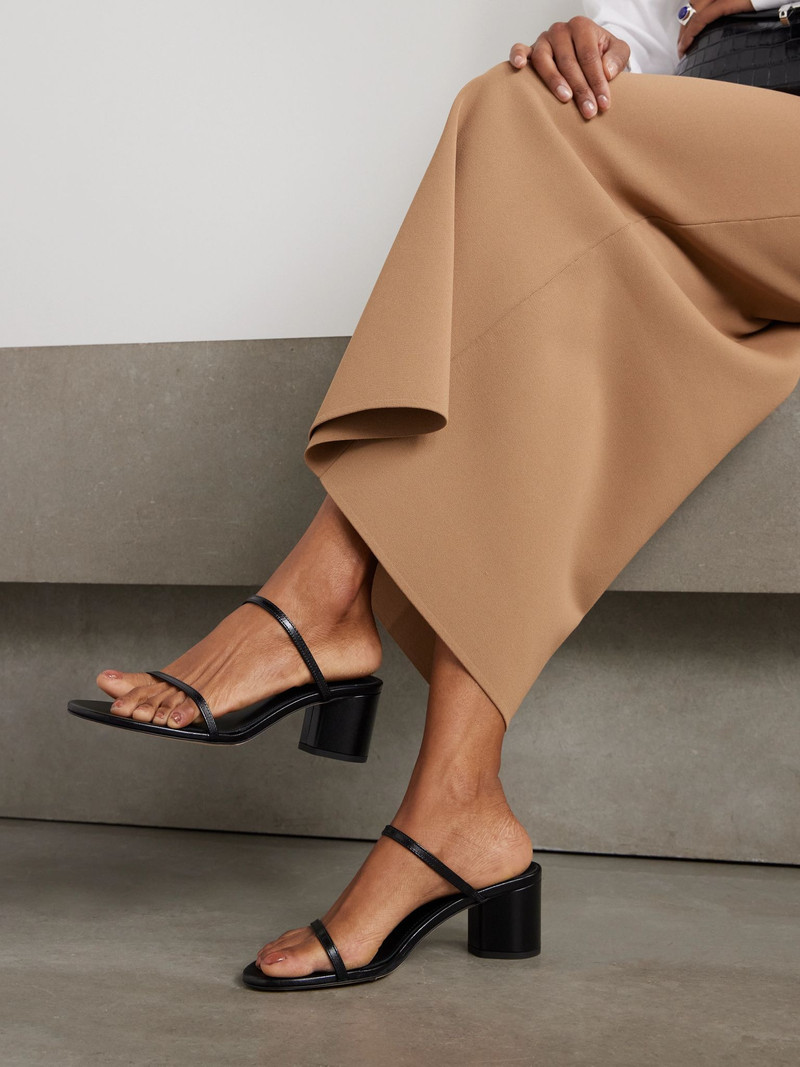 Aeyde Annika leather mules Black outlook