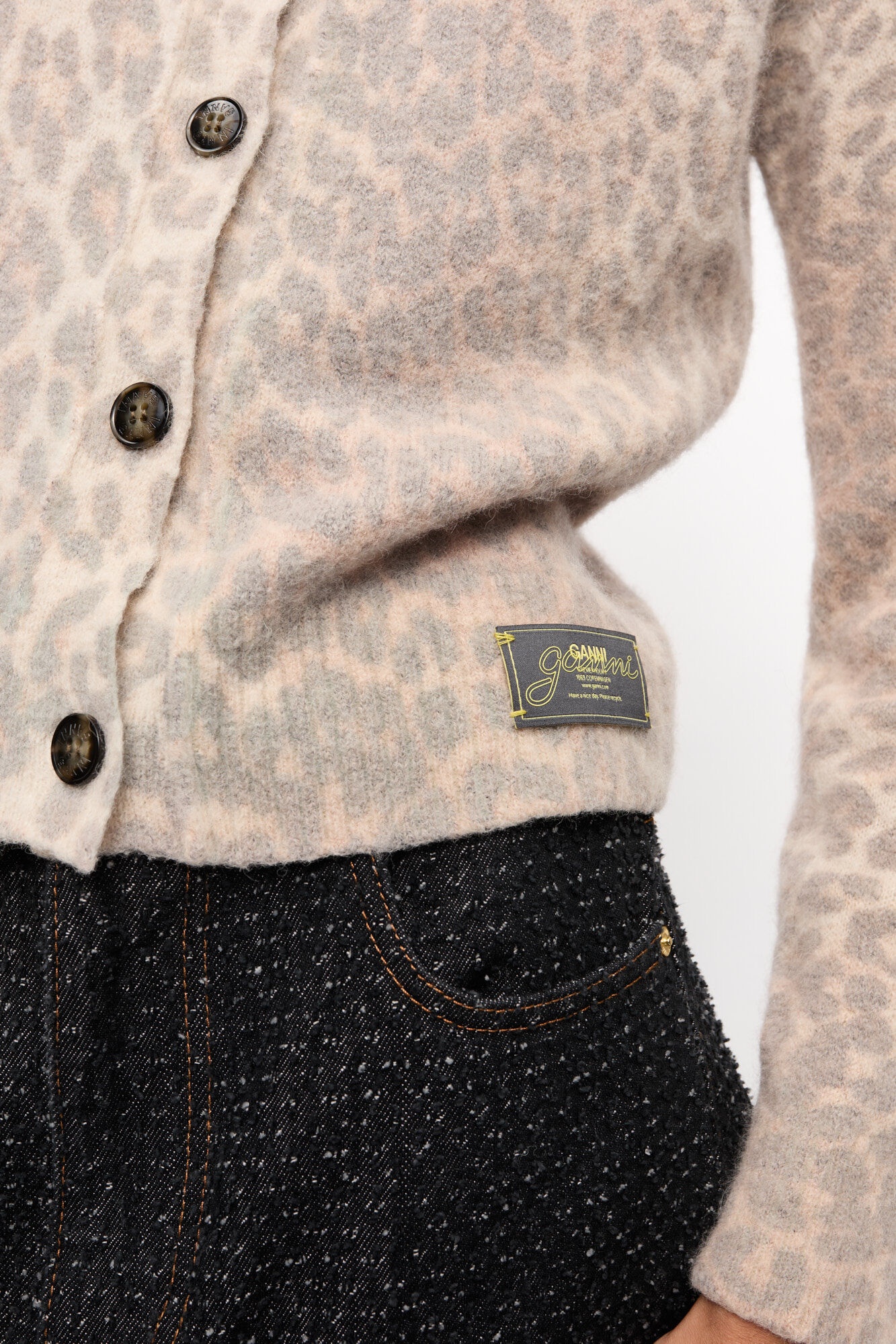LEOPARD PRINTED CARDIGAN - 5
