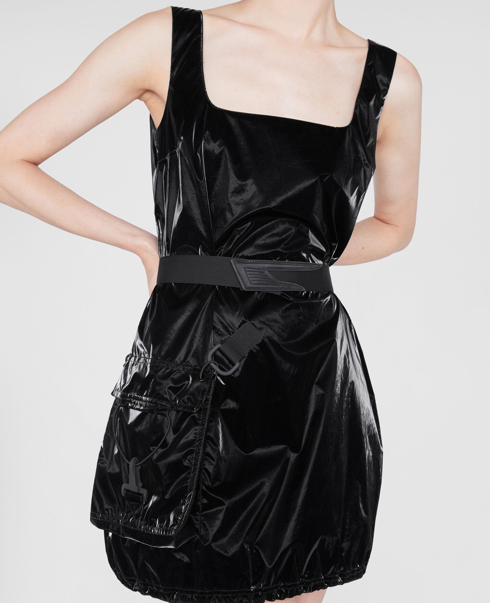 Belted Mini Dress - 4