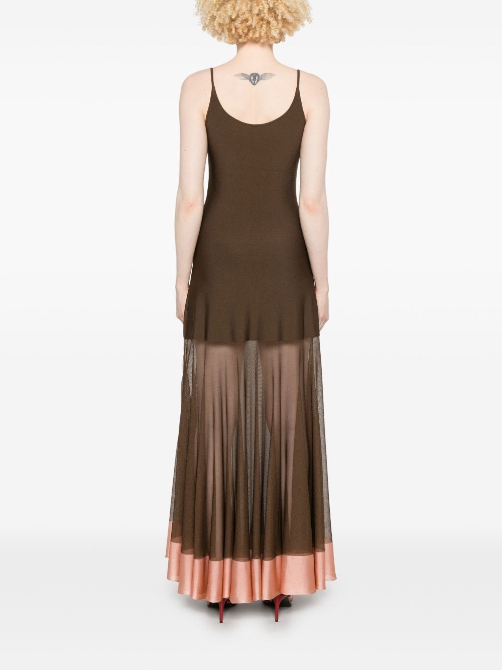 knitted maxi dress - 4