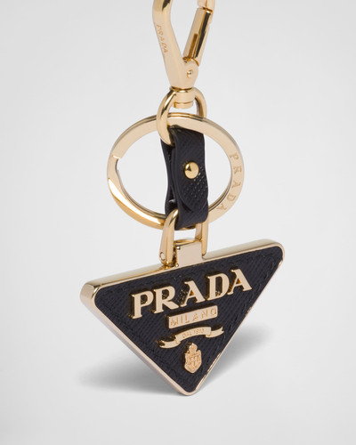 Prada Saffiano Leather and Metal Keychain outlook
