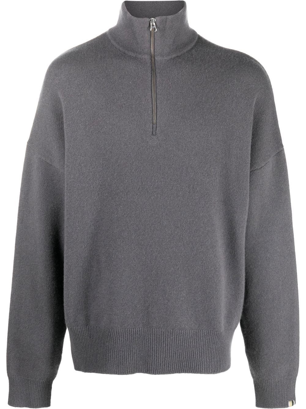 high-neck pullover jumper - 1