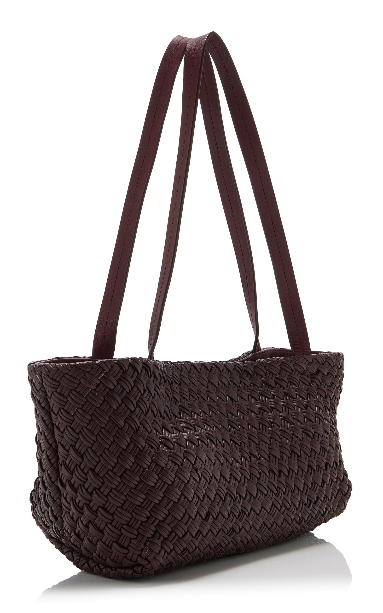 Exclusive Riviera Petit Woven Tote burgundy - 4