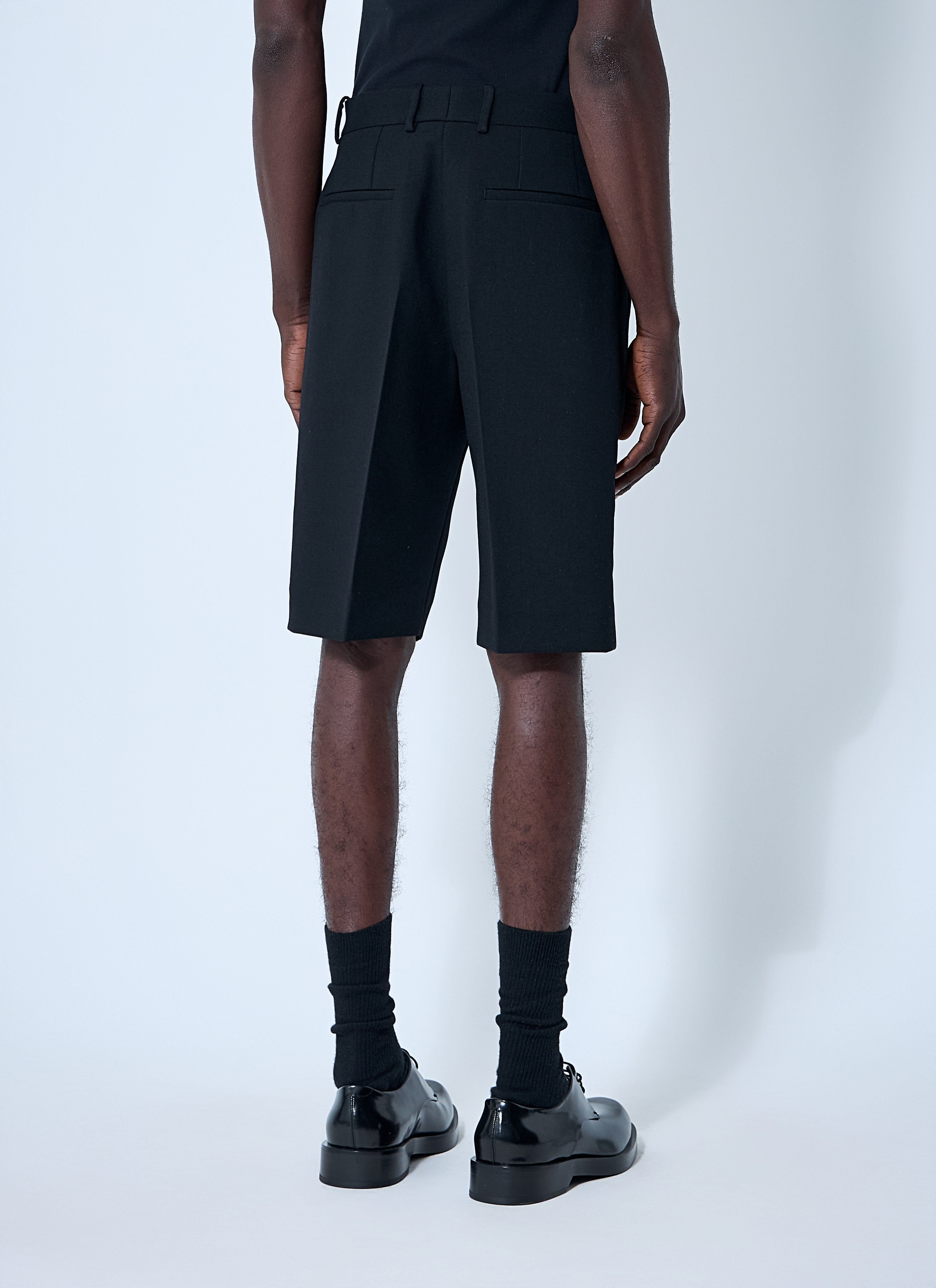 Jil Sander Men Wool Shorts - 4