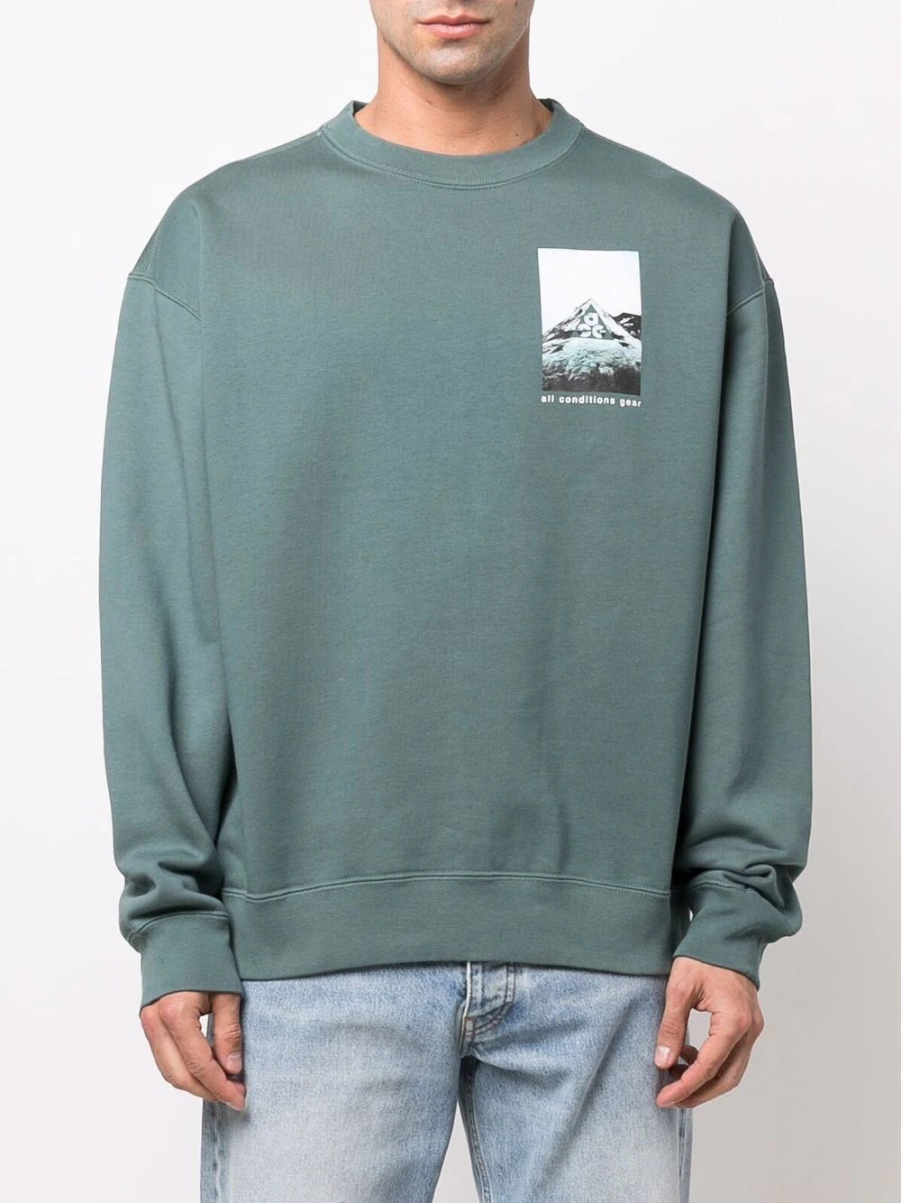 photo-print crew-neck sweatshirt - 4