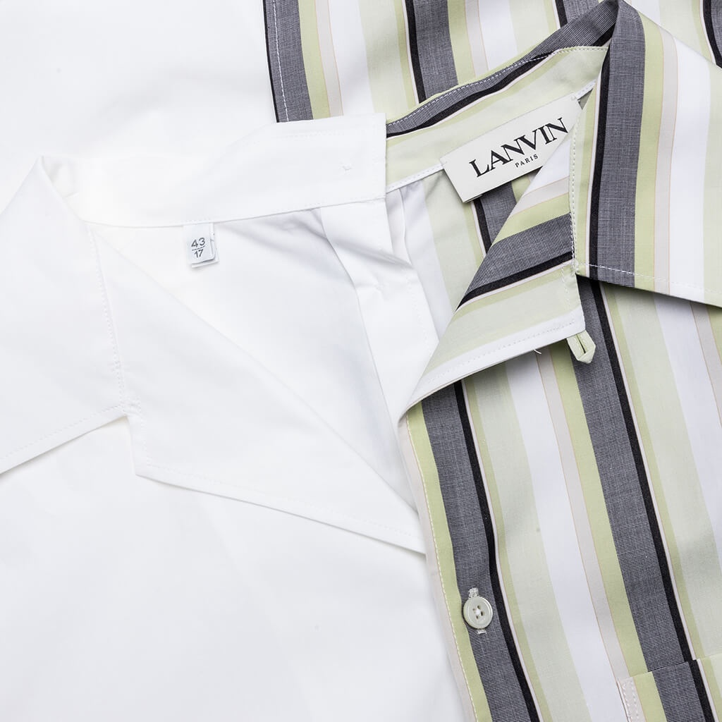 BIGOUT SHORT SLEEVE IN POPLIN - OPTIC WHITE - 3