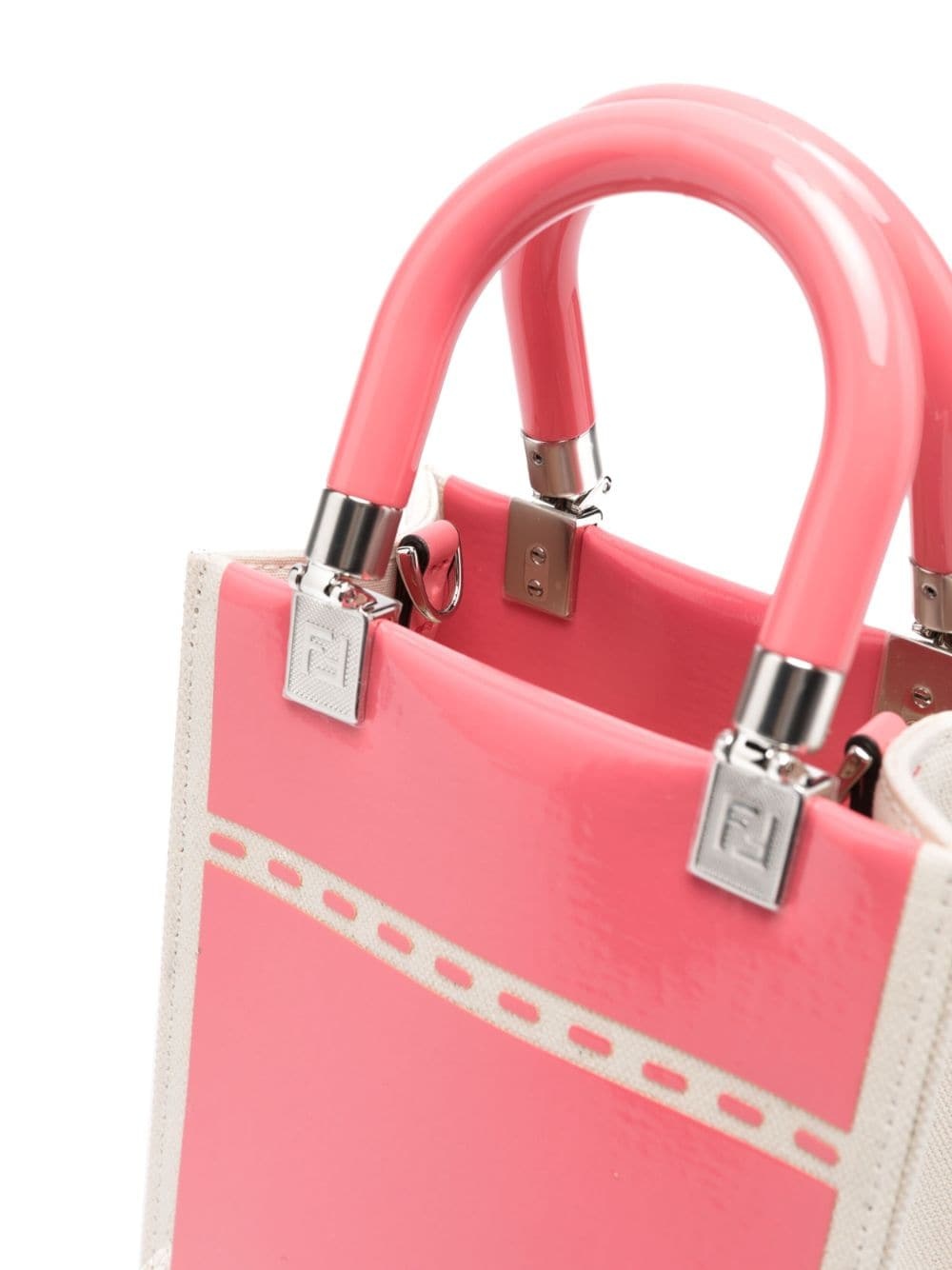 logo-print shoulder bag - 4