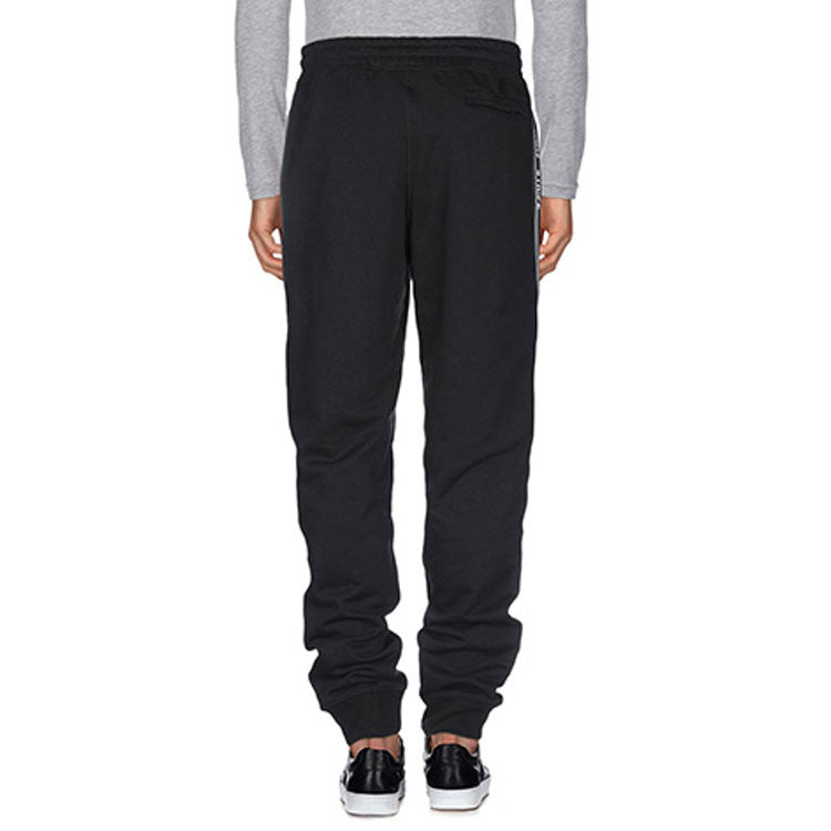 Men's Off-White Side Stripe Black Pants OMCH008E18A200011000 - 4