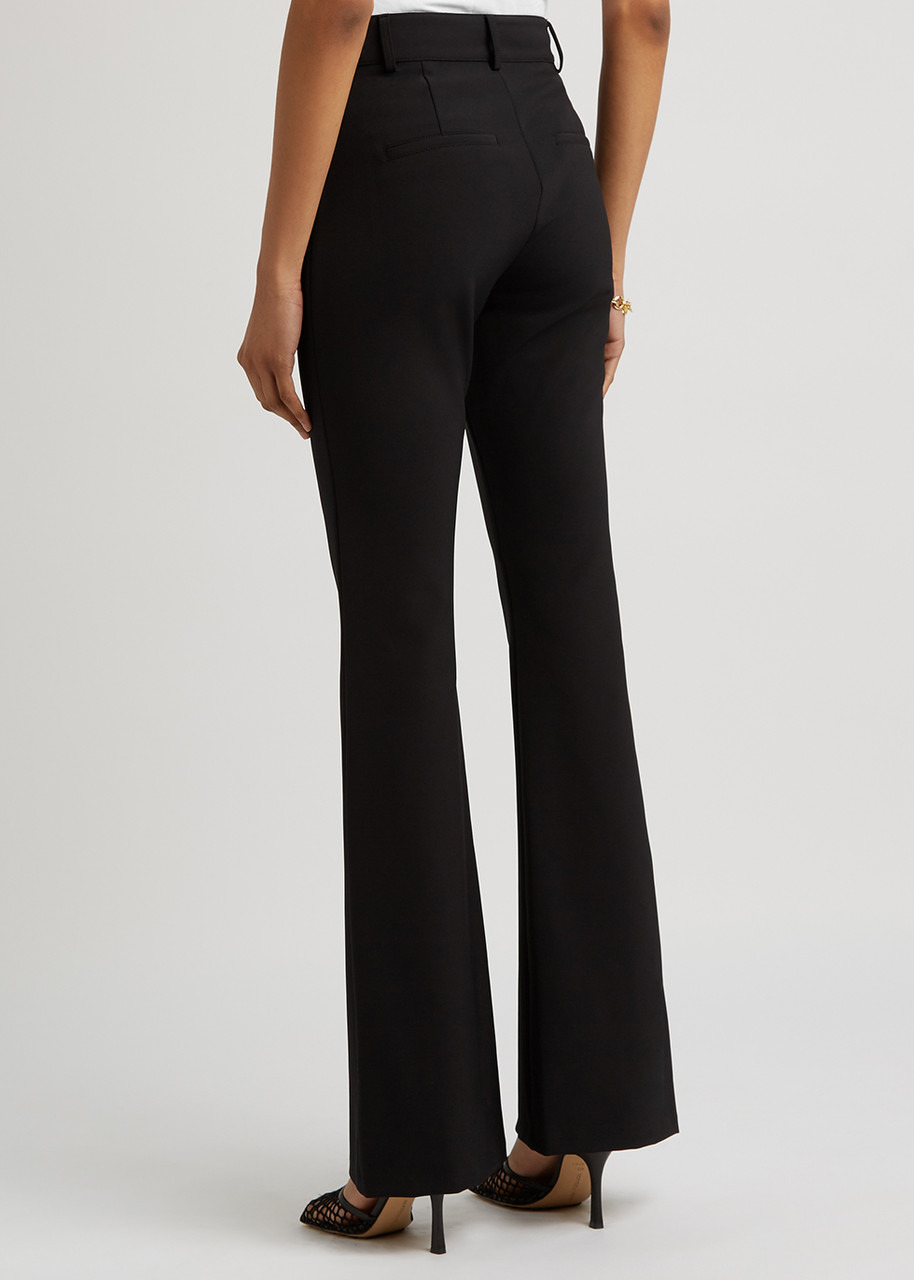 Hibiscus flared-leg trousers - 3