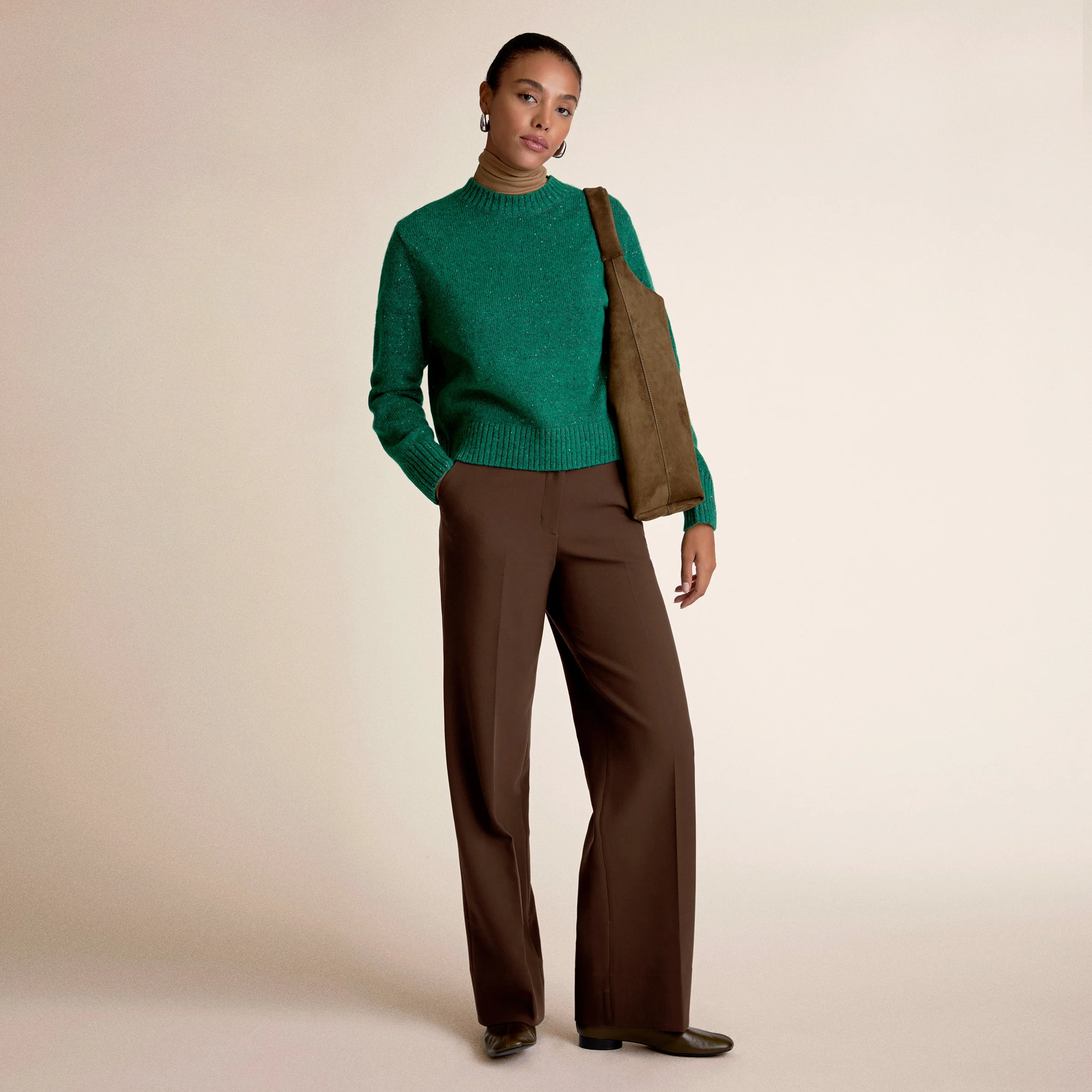 Maura Easy Luxury Sweater - Confetti Wool - 1