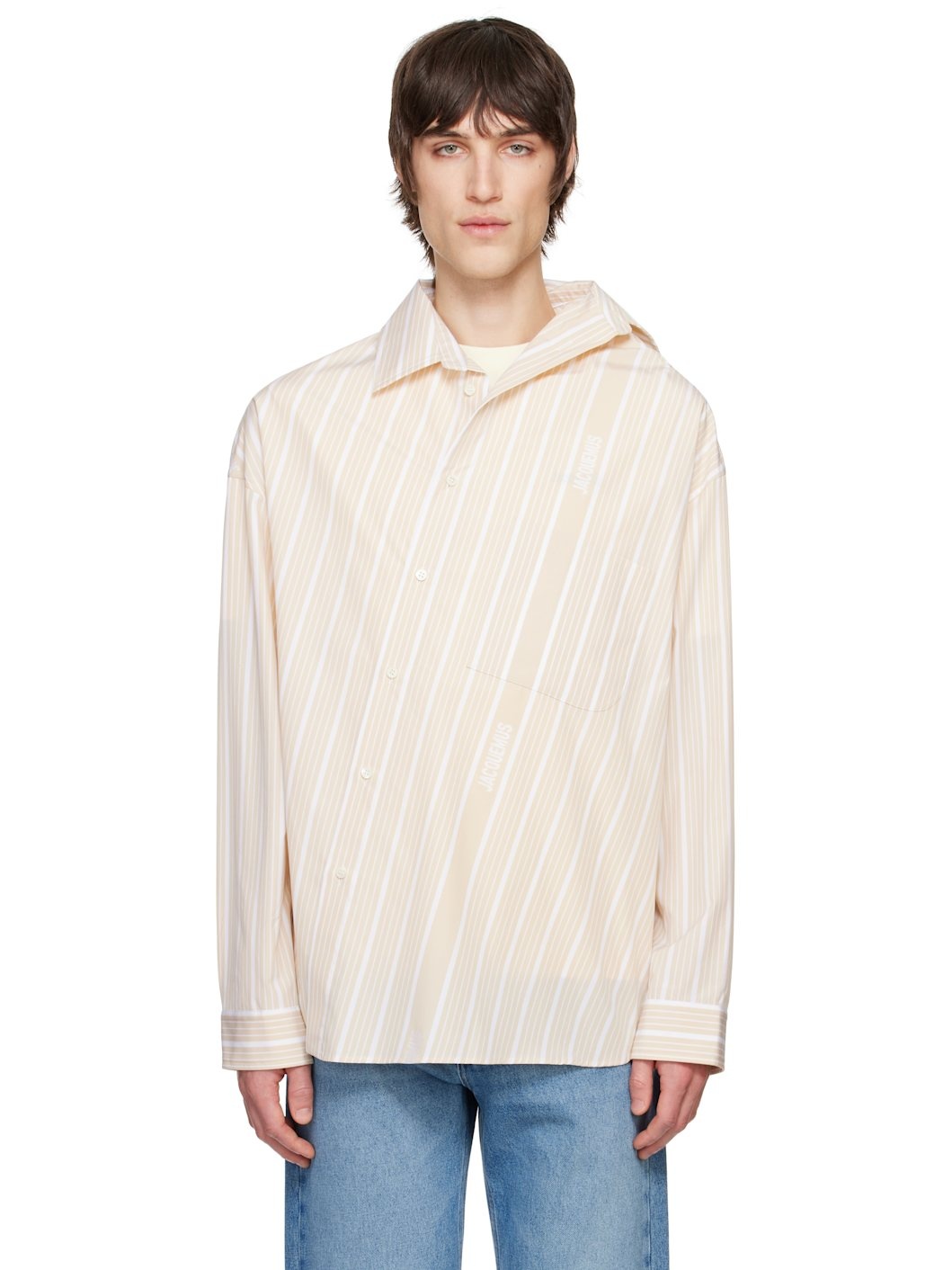 Beige 'The Cuadro' Shirt - 1