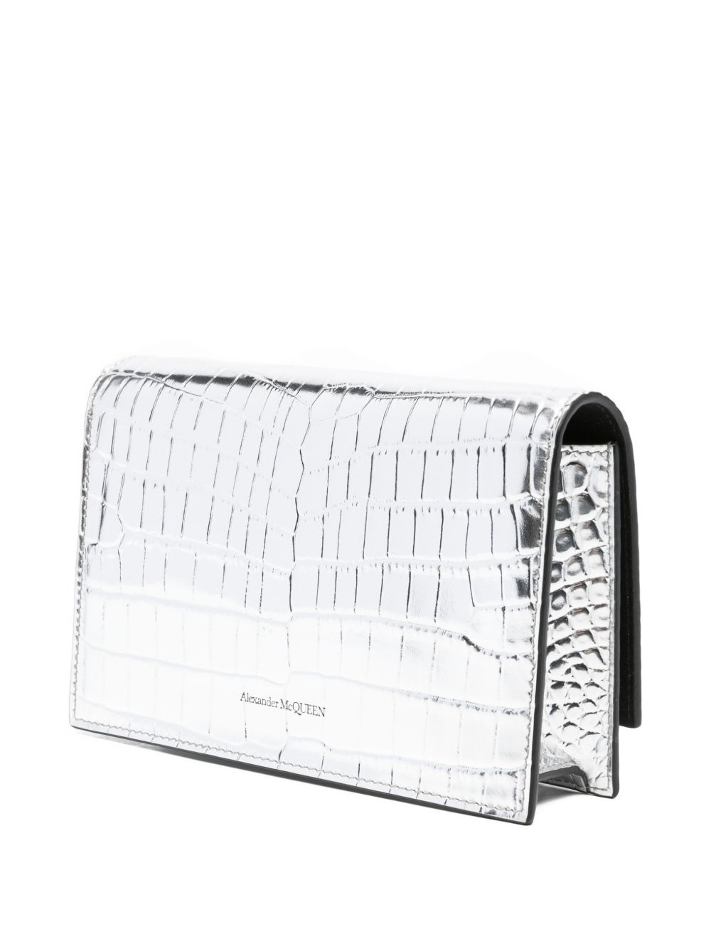 skull-embellished crocodile-effect bag - 3