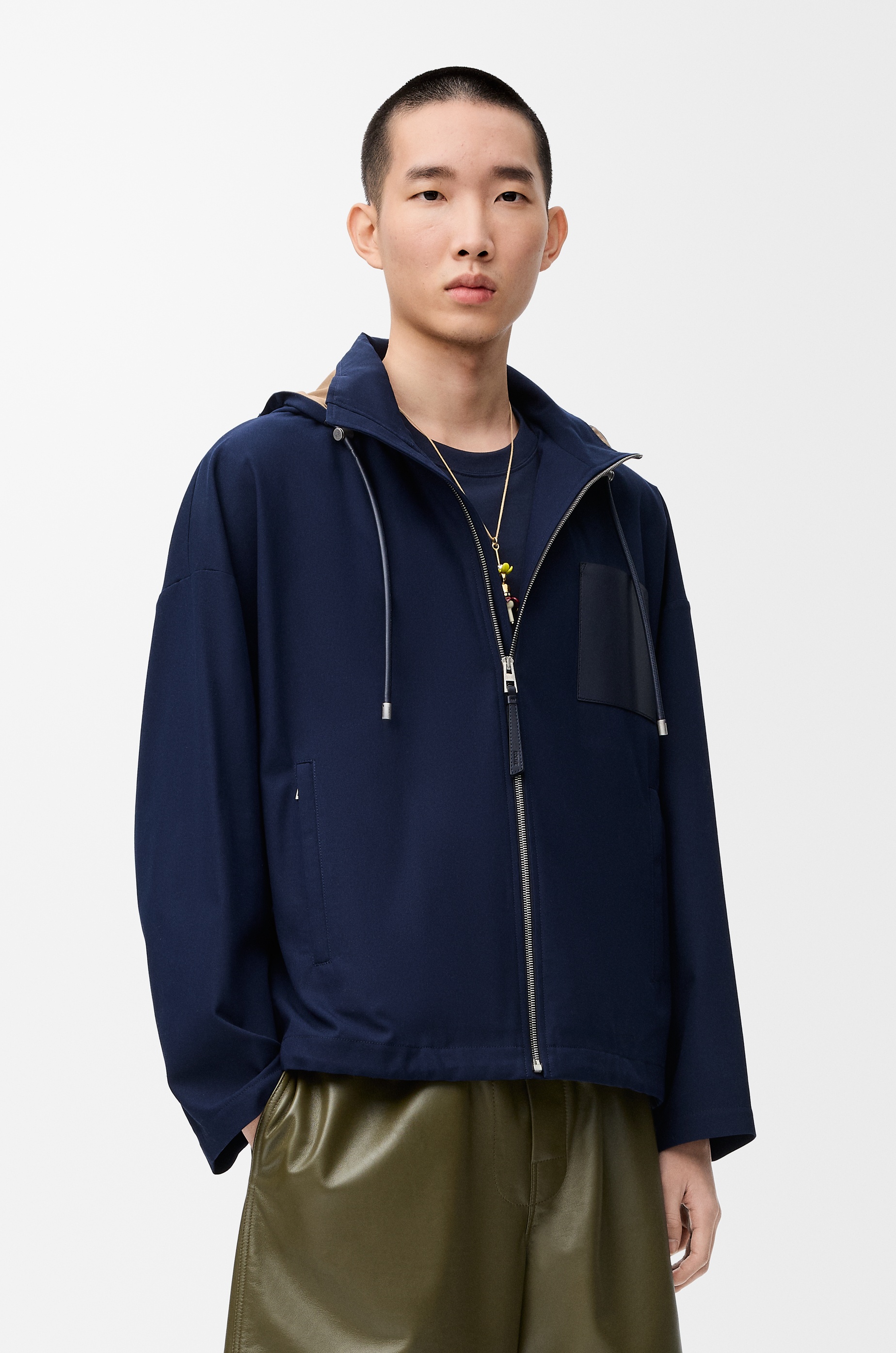 Hooded jacket in cotton - 3