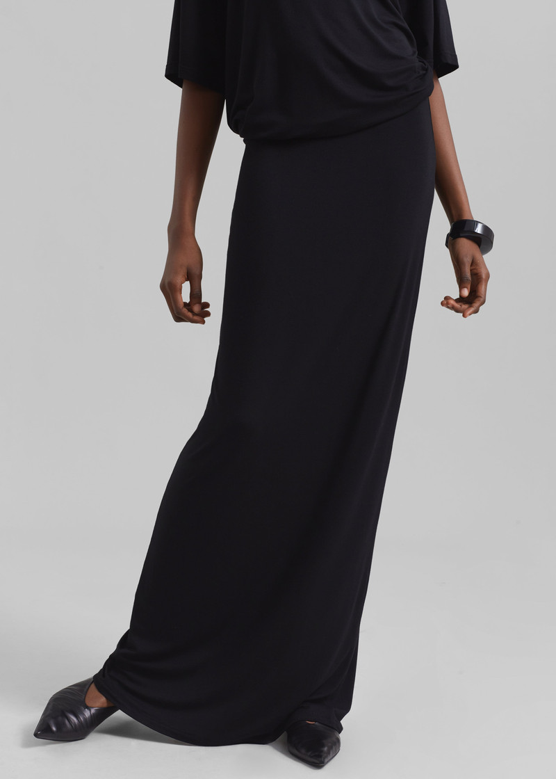 Ella Maxi Skirt - Black 3