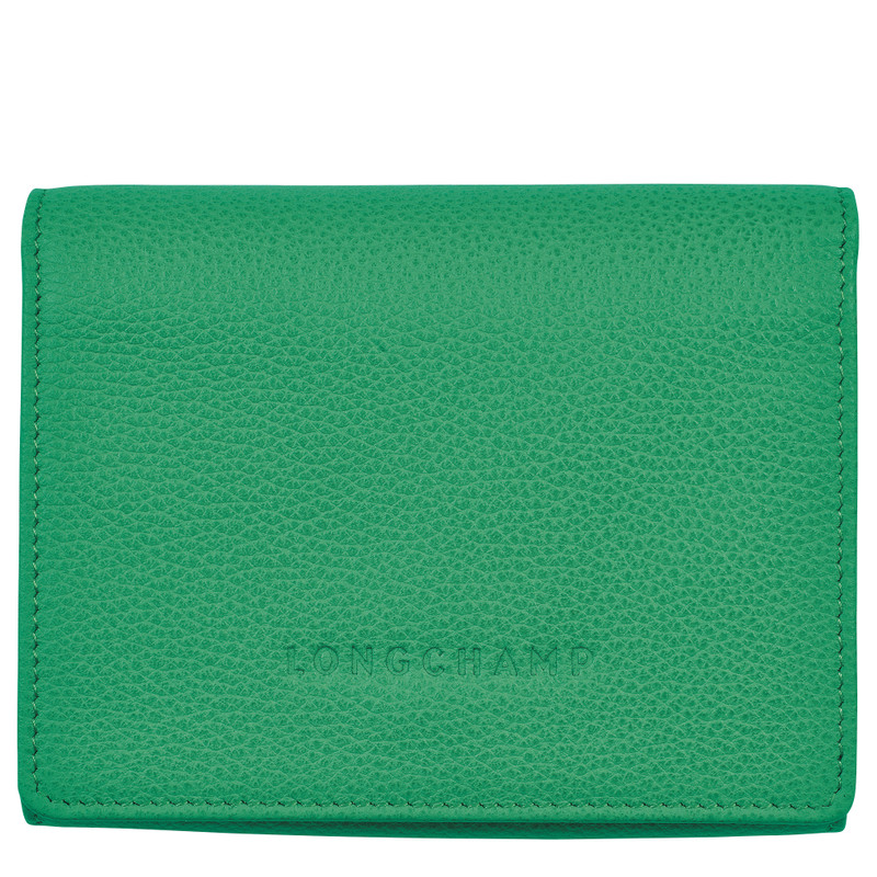 Le Foulonné Wallet Green - Leather 1