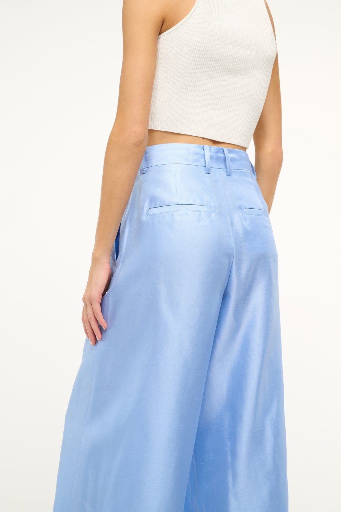 STAUD SASHA PANT PERIWINKLE - 2